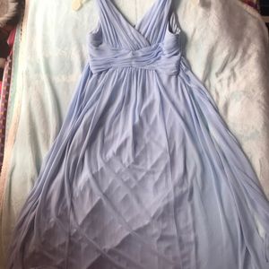 Light blue wedding dress